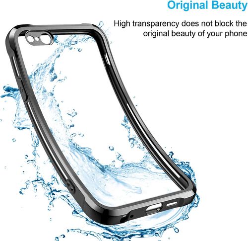 Zestaw 4w1 iPhone 6 / 6S etui TPU + 3x szkło hartowane 9H czarna ramka na Arena.pl