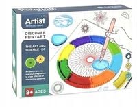 SPIROGRAF ZESTAW DO RYSOWANIA szablony zestaw kreatywny