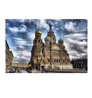 obraz do malowania po numerach petersburg cerkiew