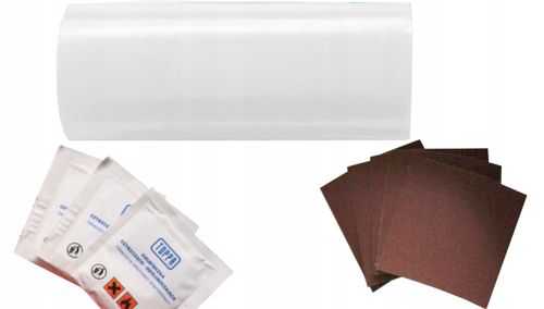 zestaw naprawczy do łatania plandek 220x10cm biały na Arena.pl