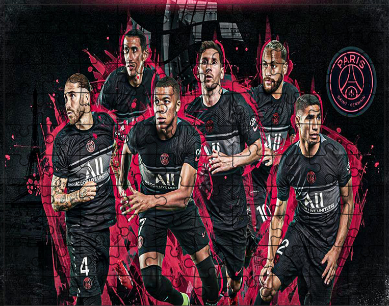 Puzzle Neymar Mbappe Messi zdjęcie 1