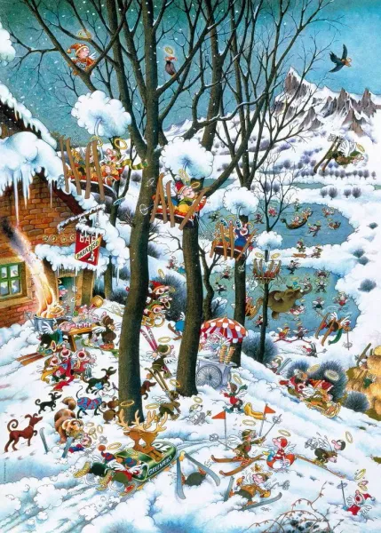 Puzzle 1000 elementów. Raj w zimie, Ryba zdjęcie 2