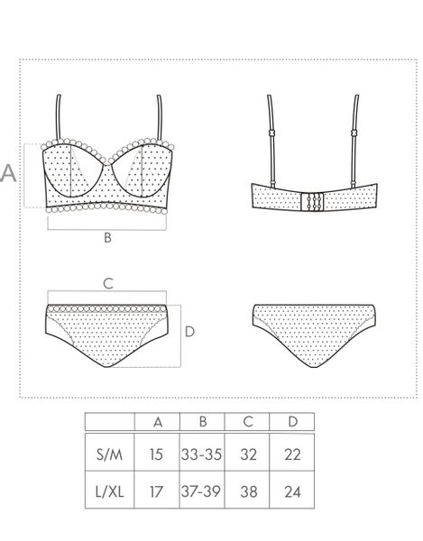 SEKSOWNY KOMPLET CIELISTY TIULOWY Z KORONKĄ S/M zdjęcie 4