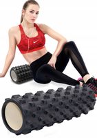 WAŁEK ROLLER DO MASAŻU FIZJOTERAPII FITNESS ROZCIĄGANIA JOGA Z WYPUSTKAMI