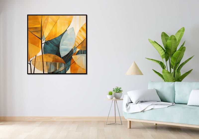 Plakat 100x100cm Harmonia Odcieni zdjęcie 4