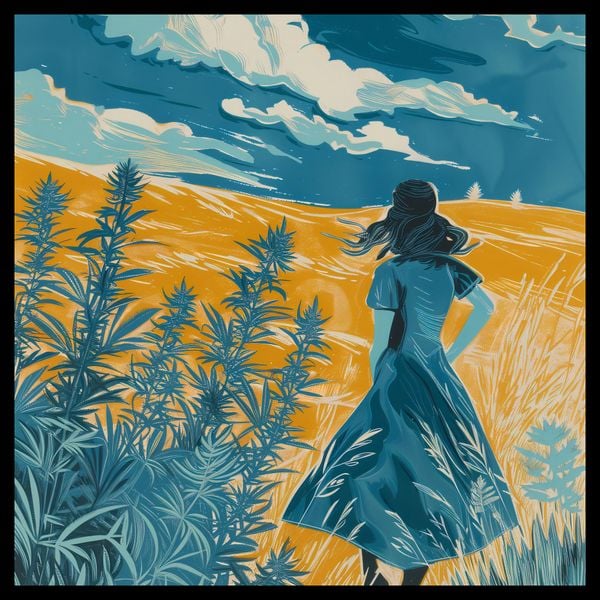 Plakat 40x40cm Podróż przez Pola zdjęcie 2