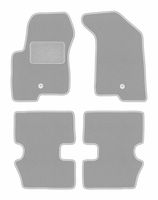 Dywaniki welurowe OSLO Jeep Patriot 2006-2016 szare 4 szt.