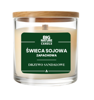 Świeca sojowa o zap. Drzewo sandałowe 155g