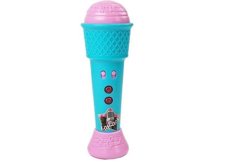 Mikrofon Dziecięcy Karaoke Niebieski zdjęcie 2