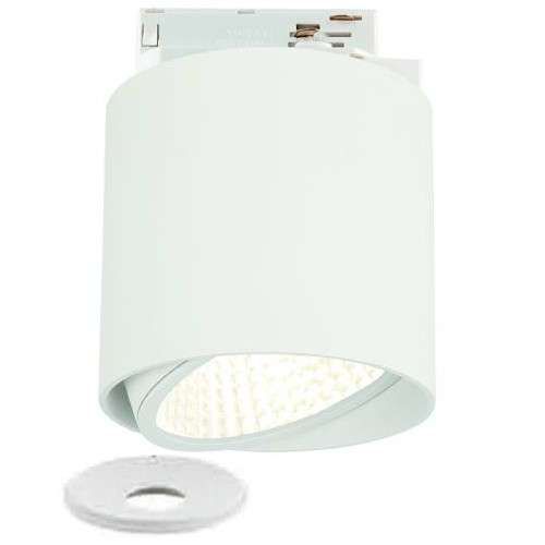 LAMPA sufitowa Neo Bianco Mobile Track+UFO BI Orlicki Design metalowa OPRAWA do systemu szynowego 1-fazowego biała zdjęcie 1