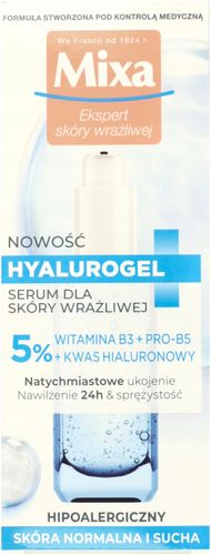 MIXA HYALUROGEL SERUM DO TWARZY DLA SKÓRY WRAŻLIWEJ 30 ML na Arena.pl