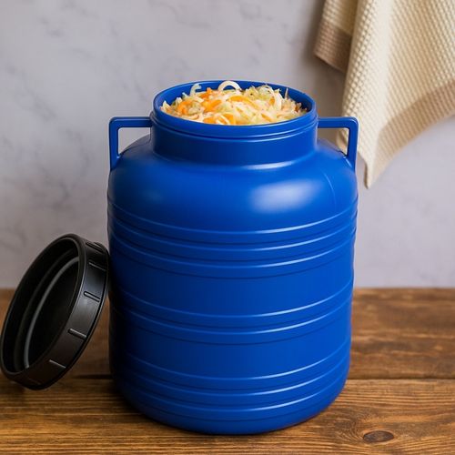 BECZKA PLASTIKOWA 60L DO KISZENIA KAPUSTY NA WODĘ DESZCZÓWKĘ ZAKRĘTKA ATEST na Arena.pl