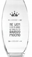Wazon z grawer PREZENT na Dzień Kobiet dla niej