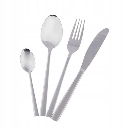 KOMPLET SZTUĆCÓW STALOWYCH NA 6 OSÓB ZESTAW 24EL. SREBRNE ZASTAWA na Arena.pl