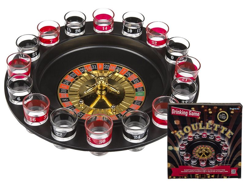 Gra Imprezowa - Alkoholowa Ruletka + KIELISZKI zdjęcie 1