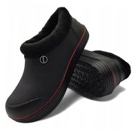 KALOSZE Zimowe MĘSKIE krótkie Ocieplane Chodaki ŚNIEGOWCE gumiaki P3