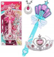 ZESTAW KSIĘŻNICZKI KORONA + RÓŻDŻKA ZE ŚWIATŁEM I DŹWIĘKIEM