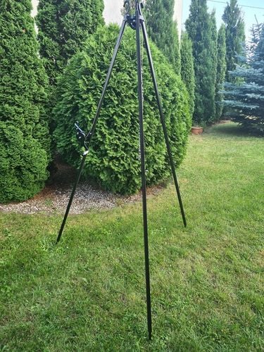 TRÓJNÓG 210 CM OGRODOWY GRILL OGNISKOWY OGROMNY na Arena.pl