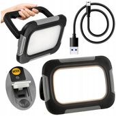 Mocny Lampa Robocza Halogen LED Budowlany Przenośny Akumulatorowy 10W