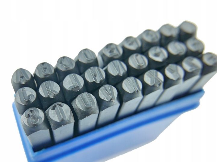 NUMERATOR NUMERATORY ZNACZNIKI LITERY + CYFRY 8MM zdjęcie 7