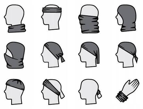 komin, chusta z tkaniny ze wzorem full print -rovicky na Arena.pl