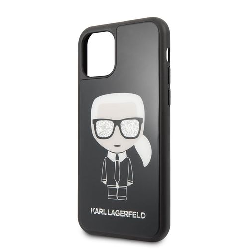 Karl Lagerfeld Double Layer Glitter Iconic - Etui iPhone 11 Pro na Arena.pl