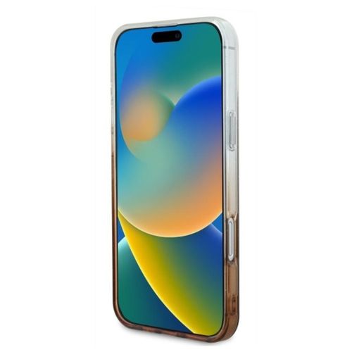 Guess IML Glitter Gradient MagSafe - Etui iPhone 16 (brązowy) na Arena.pl
