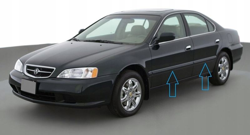 Acura TL 1999-2003 - Listwy chrom boczne drzwi chromowane ochronne zdjęcie 1