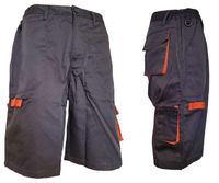 MOCNE KRÓTKIE SPODENKI robocze spodnie męskie SZORTY LEKKIE ochronne BHP