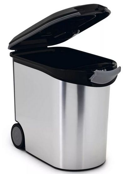 Curver Pojemnik na karmę srebrny 12kg zdjęcie 3