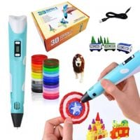 DŁUGOPIS DRUKARKA 3D DLA DZIECI MAGICZNY ZESTAW + WKŁADY