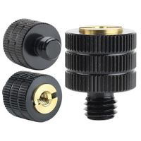 Adapter tuleja redukcja M5 na M8 statywowa aluminium czarna lampy 21 mm