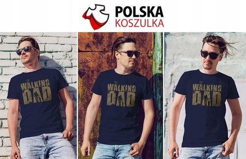 T-SHIRT DZIEŃ OJCA TATY WALKING DAD DEAD L JAKOŚĆ na Arena.pl