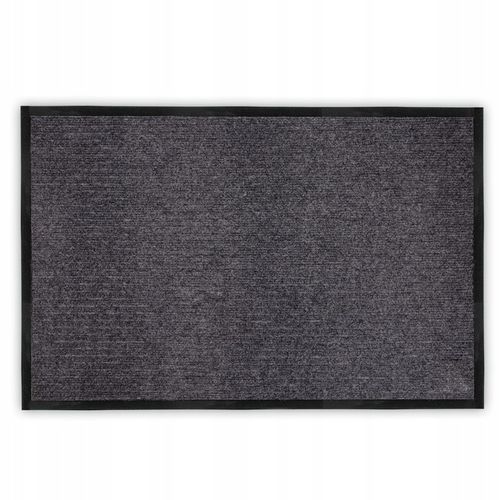 Wycieraczka mata do butów pod drzwi prążkowana szara zewnętrzna 120 x 180cm na Arena.pl