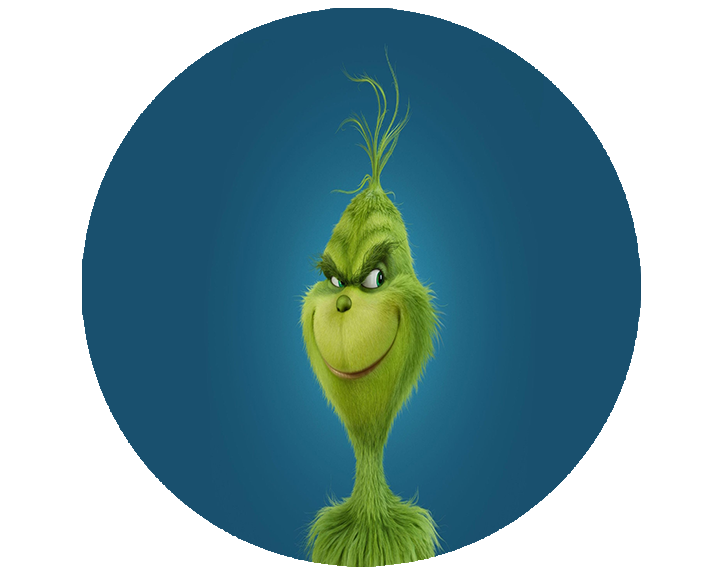 Opłatek na tort Grinch zdjęcie 1