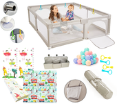 KOJEC DLA DZIECI ISERE PREMIUM 1518B + MATA PIANKOWA KULKI ORGANIZER