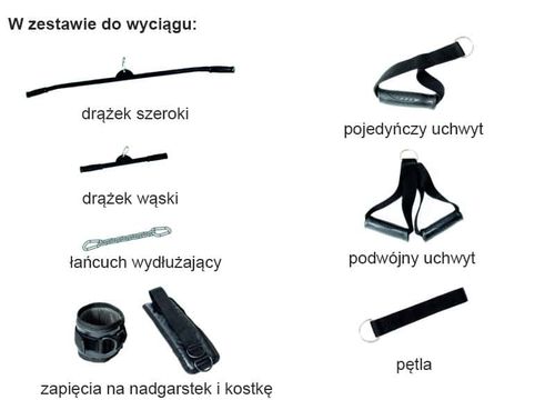 Drabinka wielofunkcyjna Kraft System biały na Arena.pl