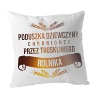 Poduszka dziewczyny rolnika - poduszka z nadrukiem