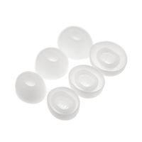 Gumki do Huawei FreeBuds Pro 2 / Pro 3 / Pro 4 - S,M,L bezbarwno-białe