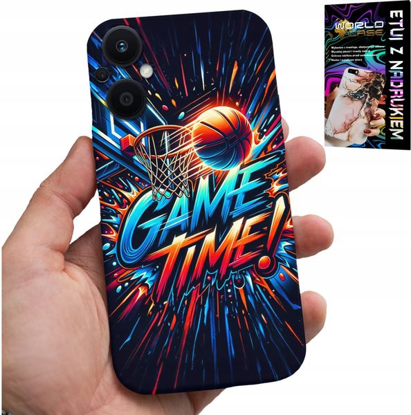 ETUI DO OPPO RENO7 LITE 5G - KOSZYKÓWKA NBA FAN 23 GAME TIME, OBUDOWA zdjęcie 1