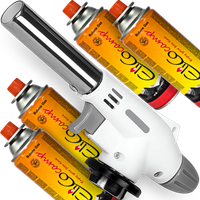 PALNIK GAZOWY LUTLAMPA REGULOWANY LUTLAMPA OPALARKA + 4X KARTUSZ GAZ