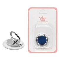Ecobox Uchwyt telefonu stojak Premium Biały Na rękę Ring holder