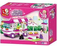 KLOCKI SLUBAN dla dziewczynek Bar Food Truck 102 - B0155