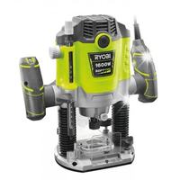 RYOBI ELEKTRYCZNA FREZARKA GÓRNOWRZECIONOWA RRT1600-K + KOMPLET 12 FREZÓW