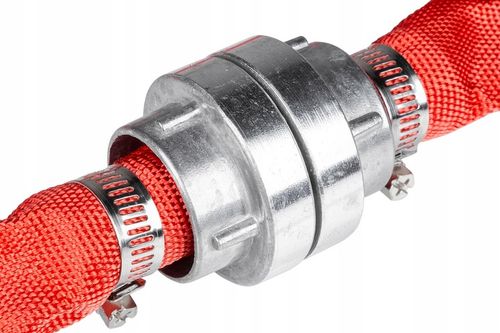 WĄŻ STRAŻACKI 1"30m do pompy wody szamba MOCNY TRWAŁY wąż parciany 2 złącza na Arena.pl