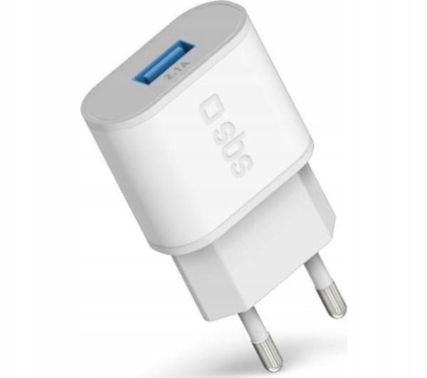 Ładowarka sieciowa USB-A 10W - biała zdjęcie 2