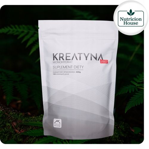 KREATYNA PRO MONOHYDRAT 500G - CZYSTA, BEZ DODATKÓW 200 MESH aż 100 PORCJI! na Arena.pl