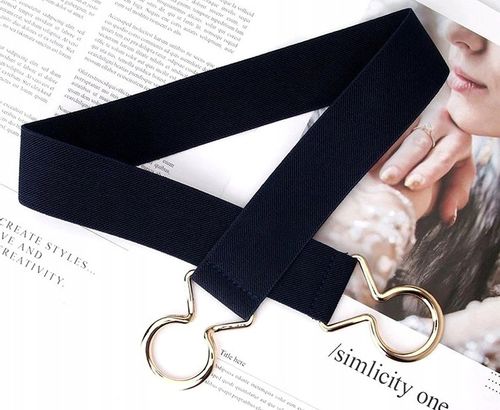 Damski Modny Elastyczny Pasek Do Sukienki Guma na Arena.pl