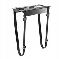 UCHWYT Wieszak Pasy PODWIESZANY na KOMPUTER pod BIURKO BLAT CZARNY