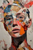 Plakat 61x90,5cm Podział Samego Siebie